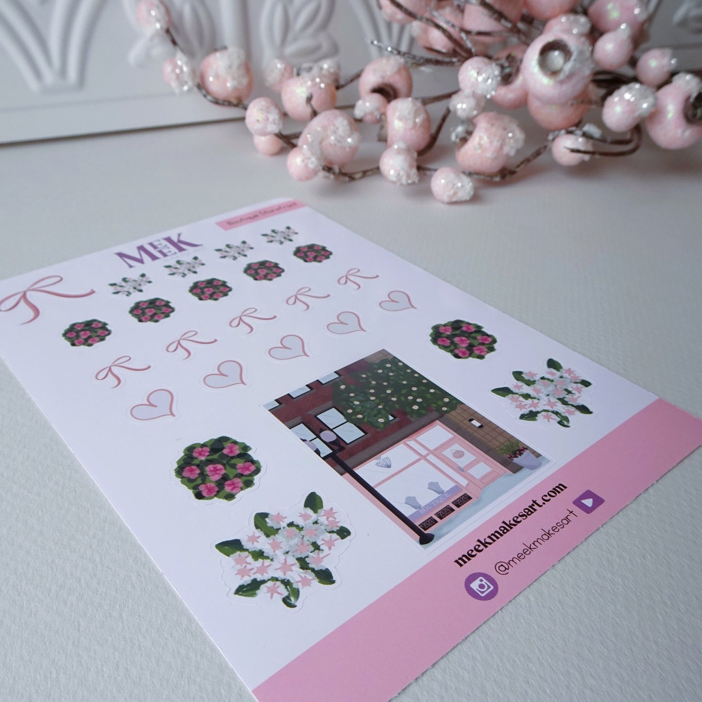 Boutique Storefront Sticker Sheet