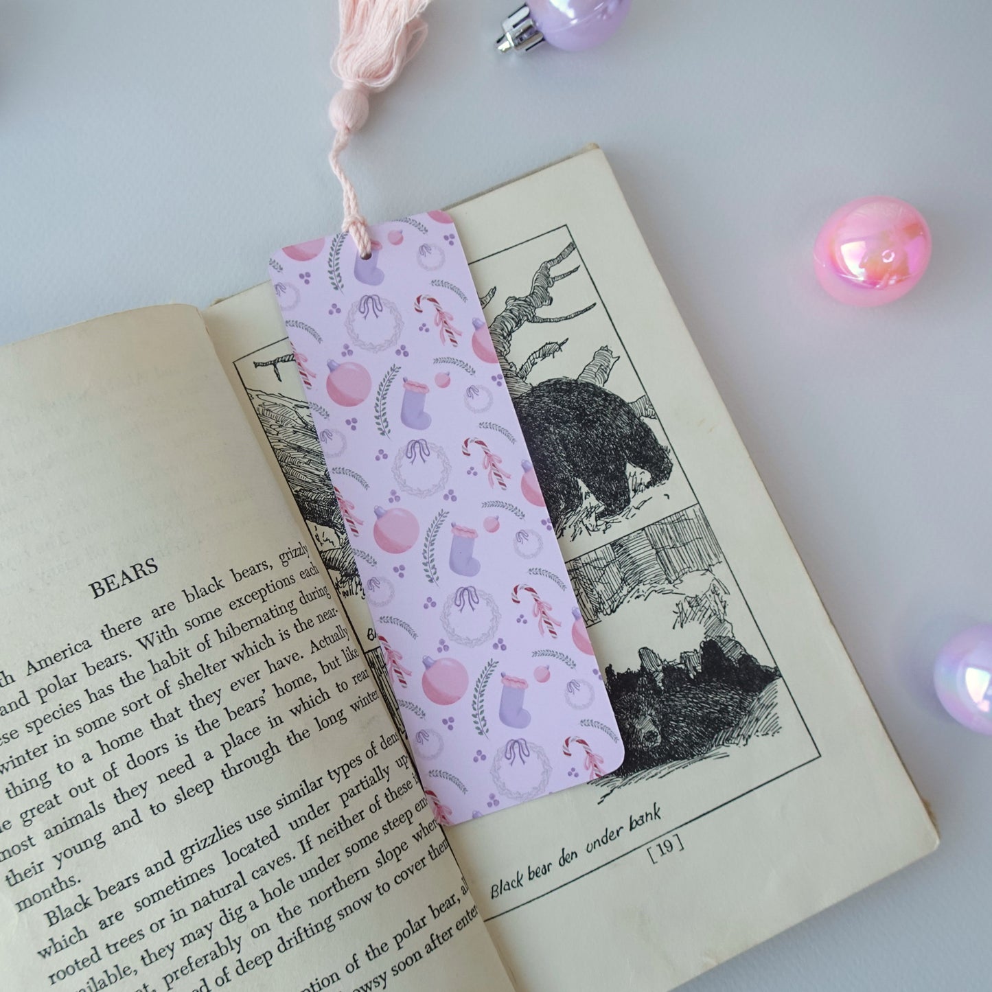 Winter Wreath Bookmark