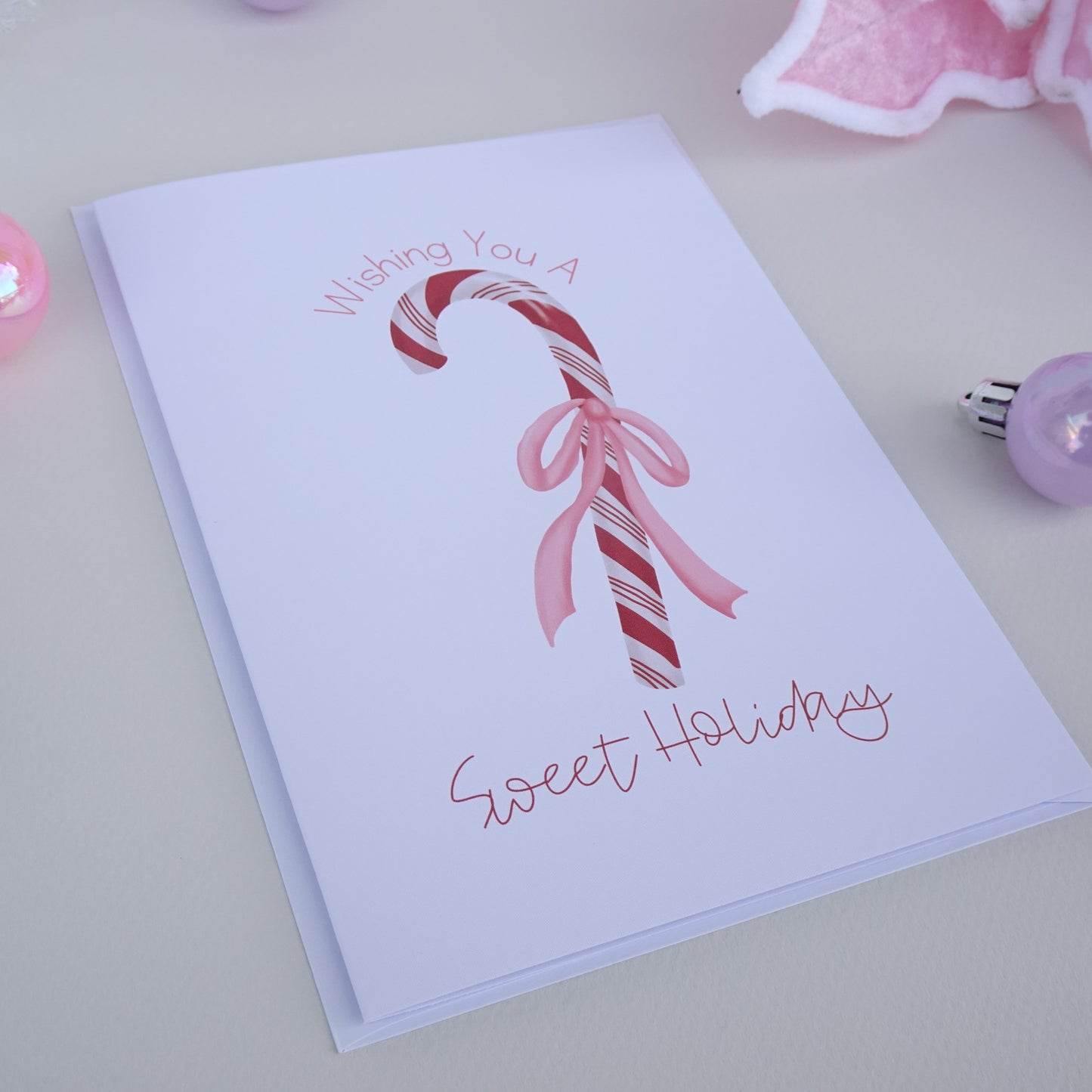 Candy Cane - Sweet Holiday - Greeting Card